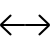 Flèches opposées