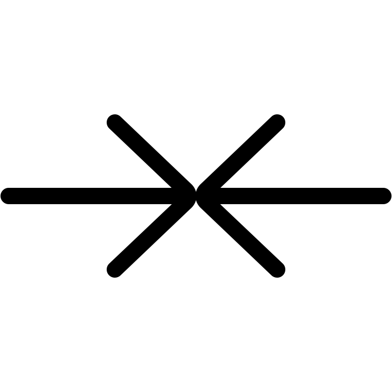 Flèches opposées